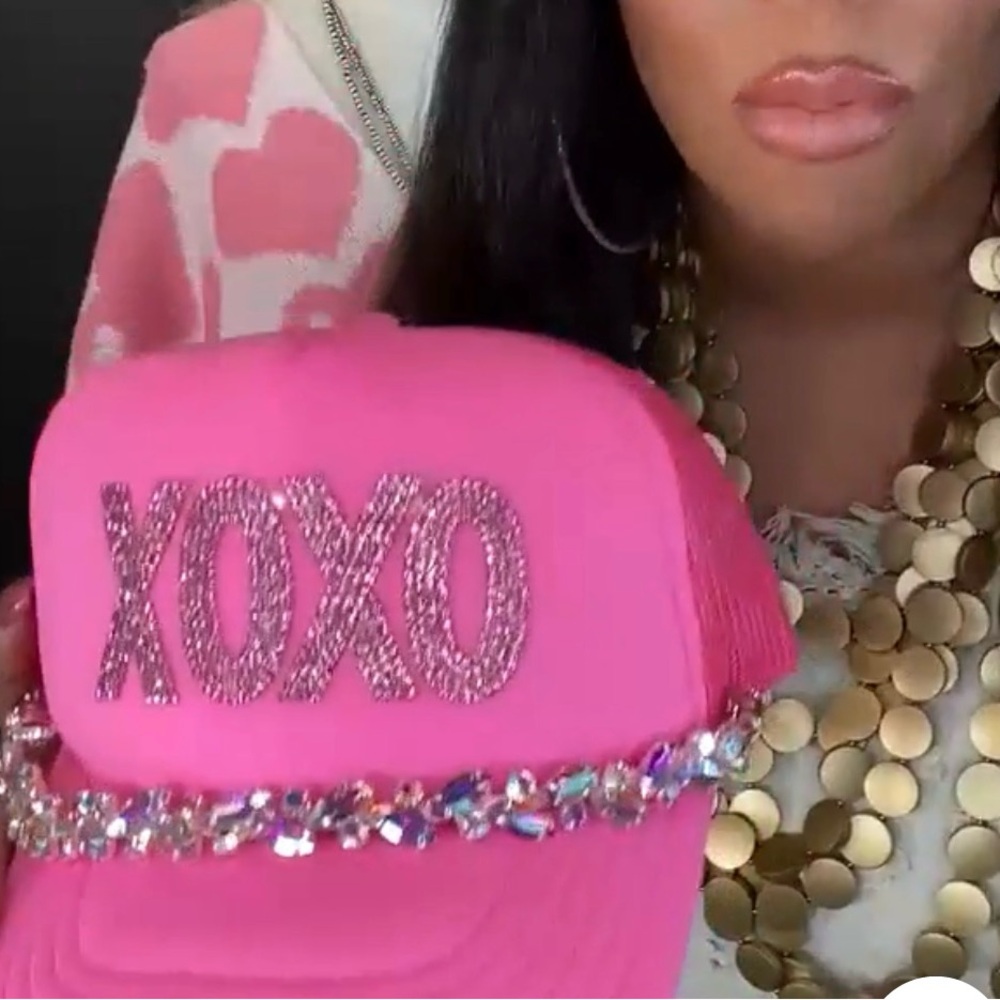 AB Crystal Trucker Hat Chain (Chain Only)